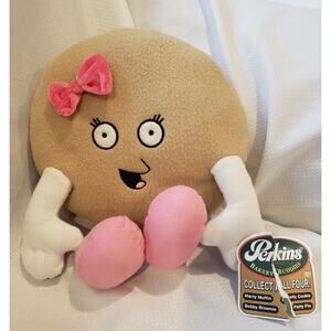 Perkins Bakery Buddies Kelly Cookie Stuffed Plush 13 in * 10 in * 4 in RARE HTF